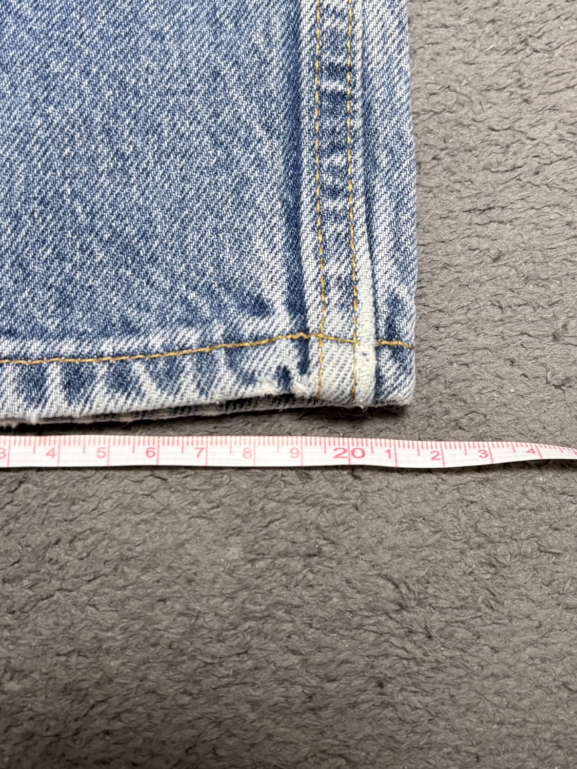 (33x32, 실측 32) 리바이스 517 USA 부츠컷 연청 상품이미지9