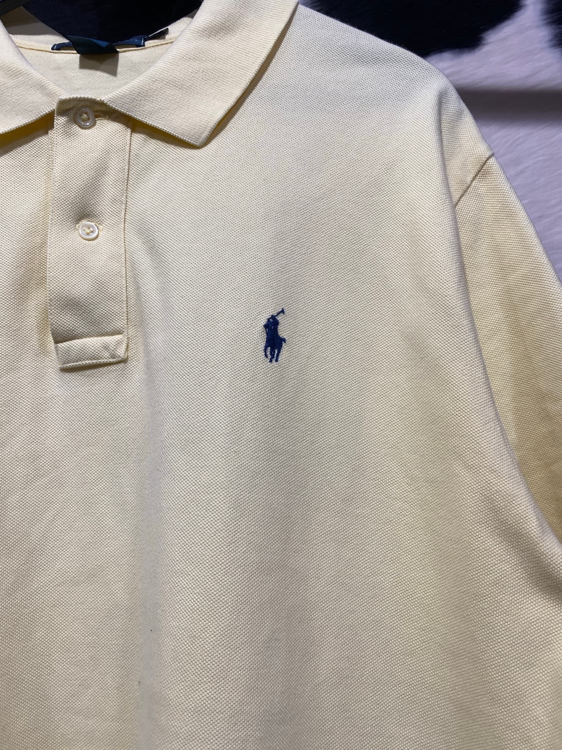 Polo Raplh Lauren 옐로우 베이직 카라 반팔티셔츠 상품이미지3