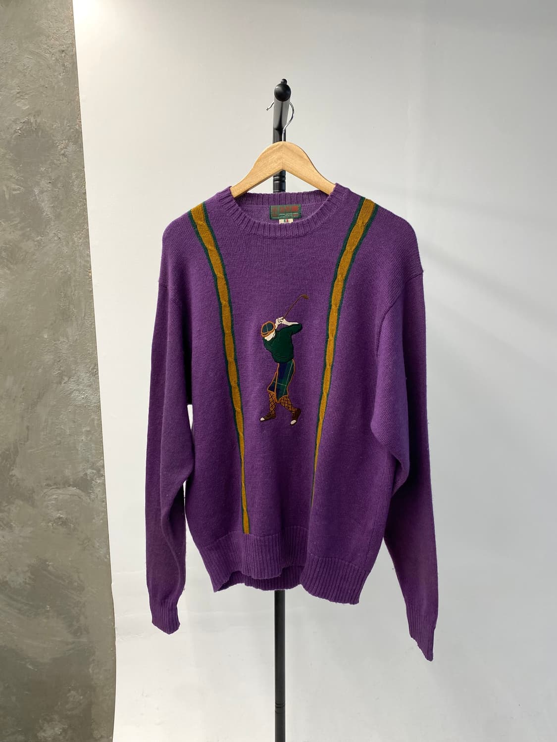 [M] 90s CVQ PER UOMO 자수 디테일 니트 상품이미지1