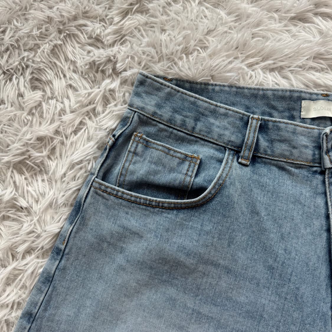 SLOGAN 일본빈티지 버뮤다 팬츠 보세 버뮤다팬츠 청반바지 XXL 35 상품이미지1