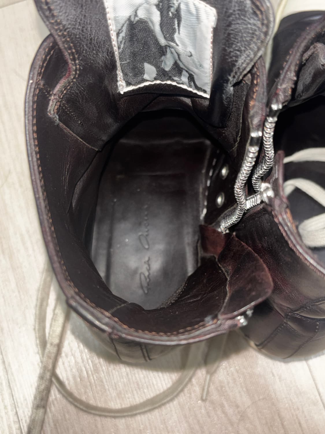 릭오웬스 하이 lpo 브라운 39사이즈 상품이미지4