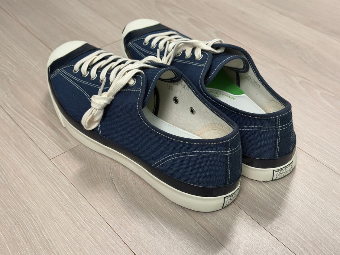 캡틴선샤인 ks 더비 캡 토 스니커즈 네이비 상품이미지3