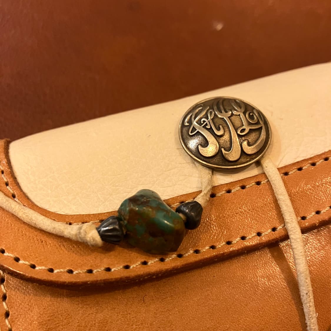 빈티지 레더 콘초 카드 케이스 상품이미지3