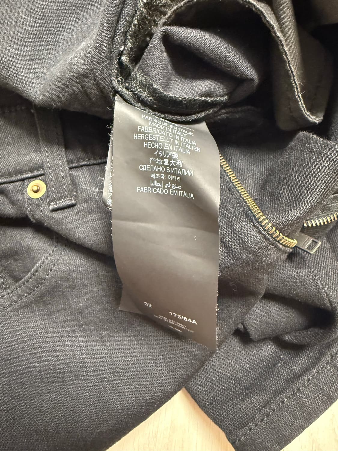 생로랑 21FW 블랙진 상품이미지6