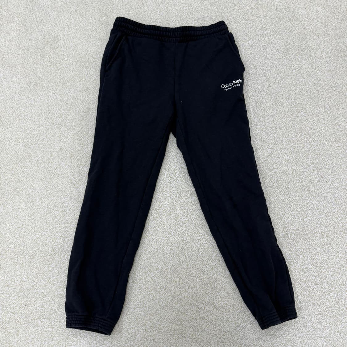 [M] 켈빈클라인 기모 블랙 조거팬츠 0102T1 상품이미지1