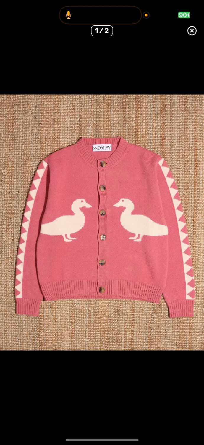 (구매) ss daley 오리 가디건 s, m 상품이미지1