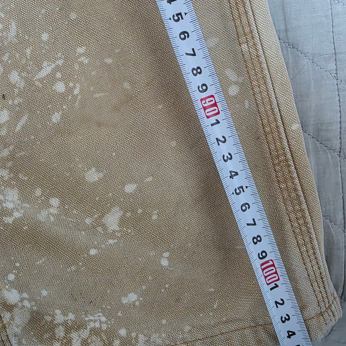 [34X31] 빈티지 칼하트 더블니 B136 BRN 워크팬츠 트래쉬드 상품이미지10