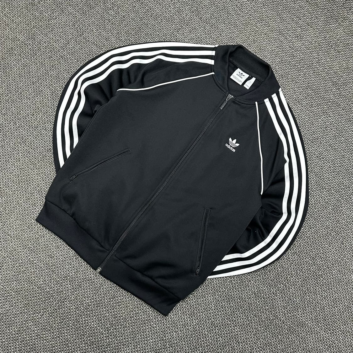 아디다스 신형 빈티지 슈퍼스타 블랙 져지 S 상품이미지3