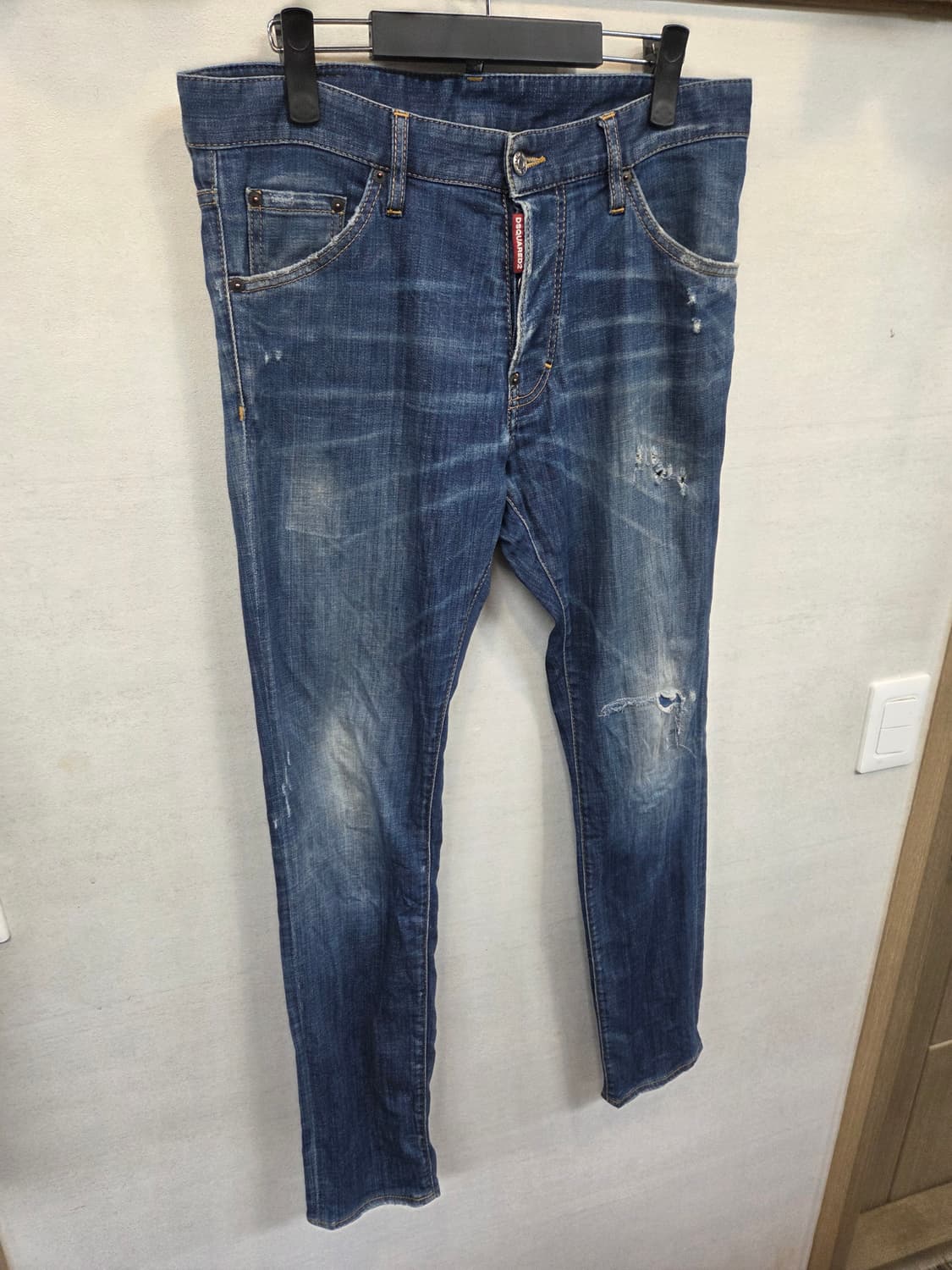 디스퀘어드 데미지 데님팬츠 48 대략 32~ 상품이미지7