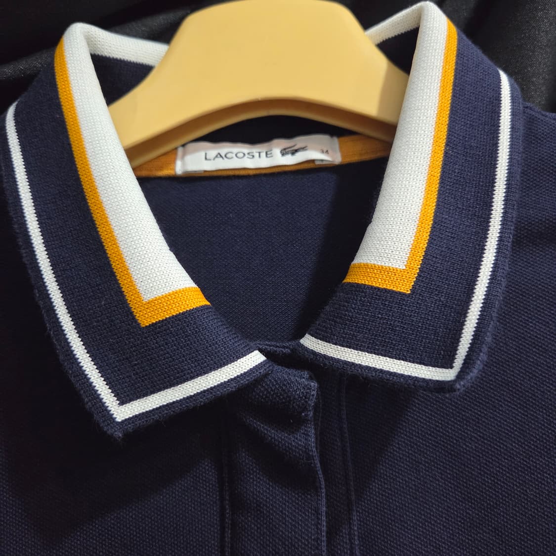 라코스테 네이비 카라 반팔 원피스 상품이미지3