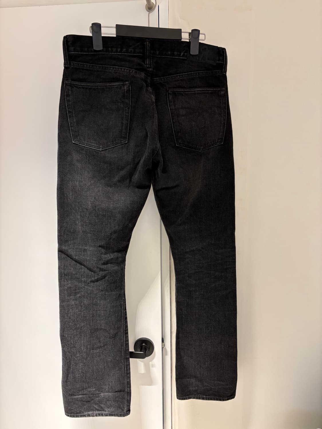 더블알엘 rrl 슬림부츠 셀비지진 흑청 33/32 상품이미지2