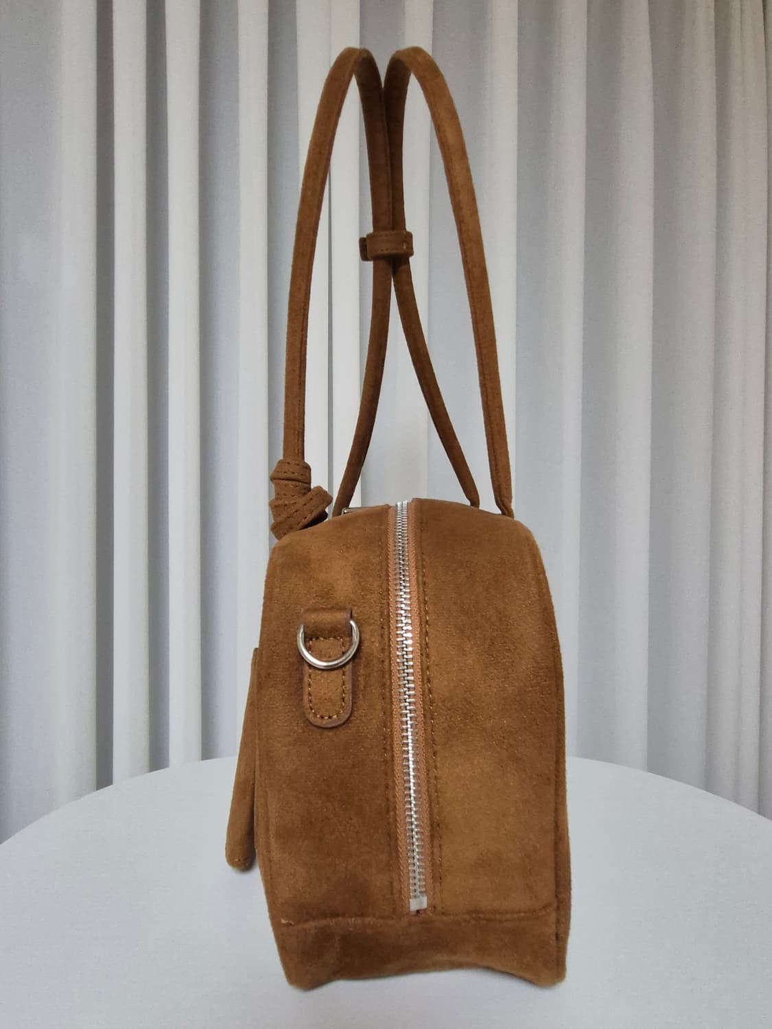 ANOETIC 아노에틱 스웨이드 토트백/숄더백/with 카드케이스 카라멜 상품이미지9