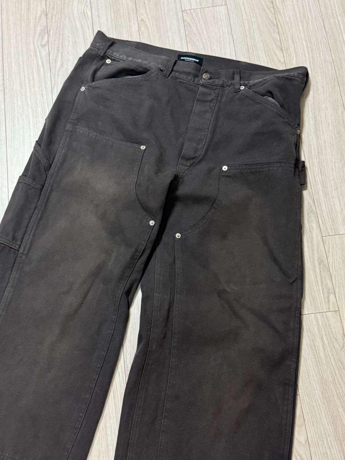 파아카이브 파프롬왓 카펜터 팬츠 브라운 3사이즈 상품이미지2