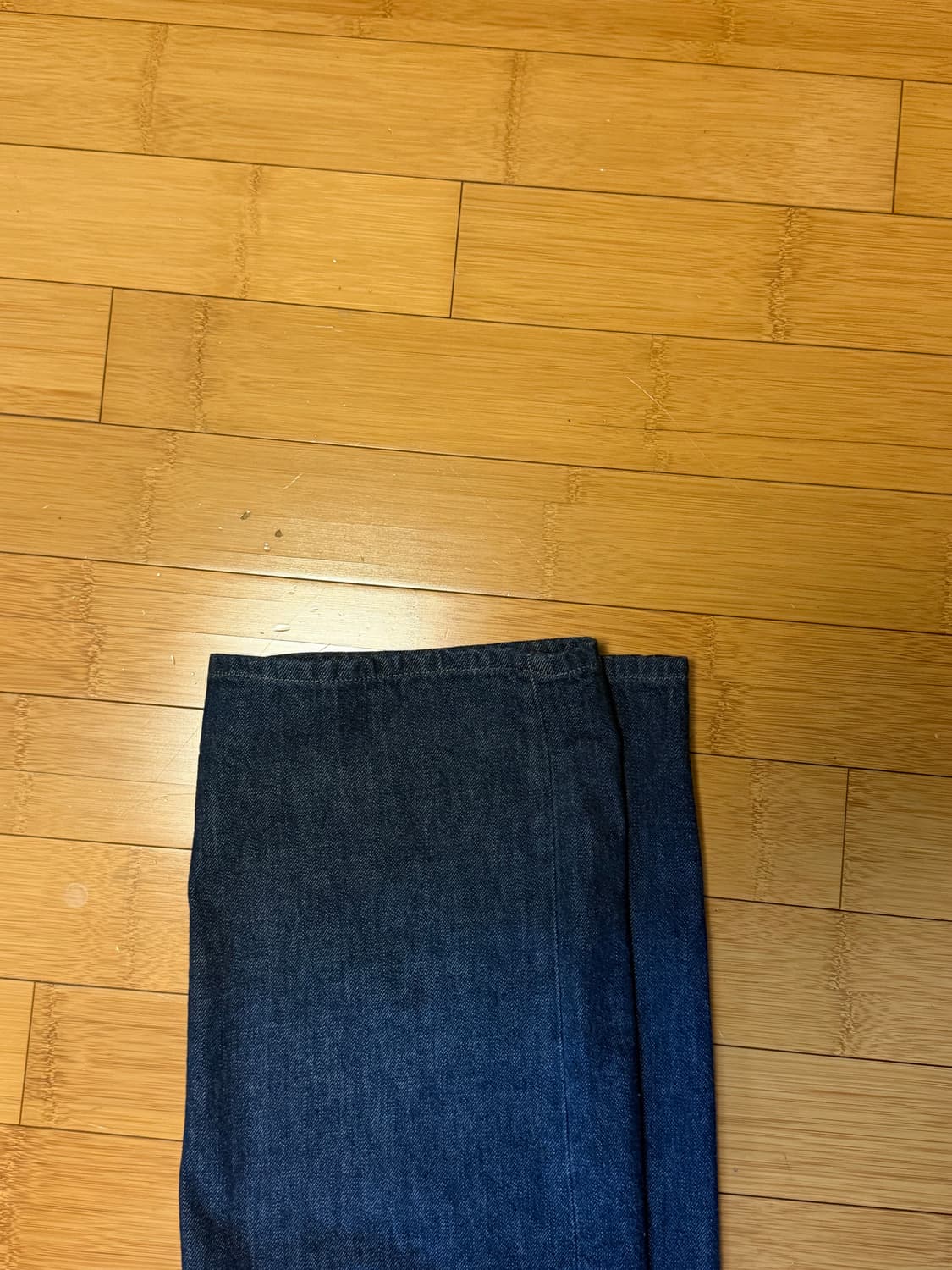 [3] 포터리 원워시드 컴포트 데님 - 블루 상품이미지4