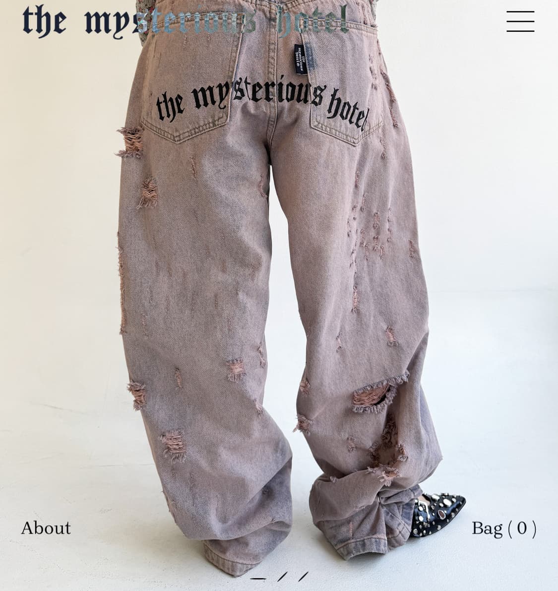 더미스테리어스호텔 REAL DAMAGE JEANS 상품이미지1