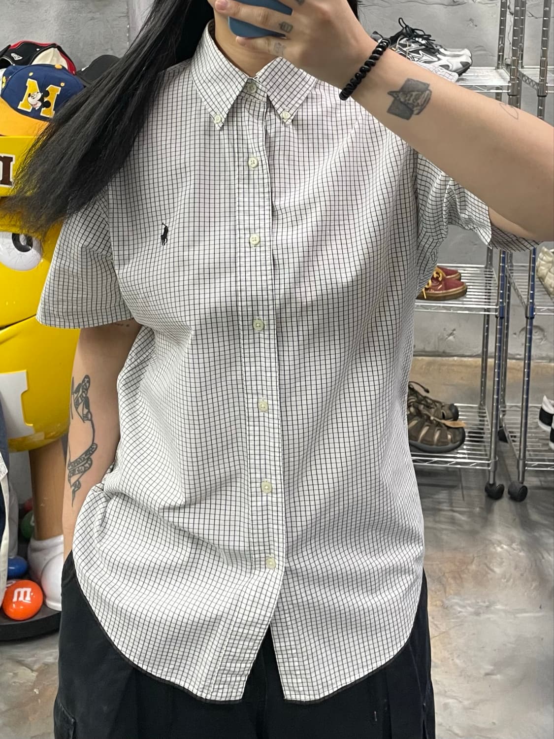 폴로 체크 반팔 셔츠 상품이미지9