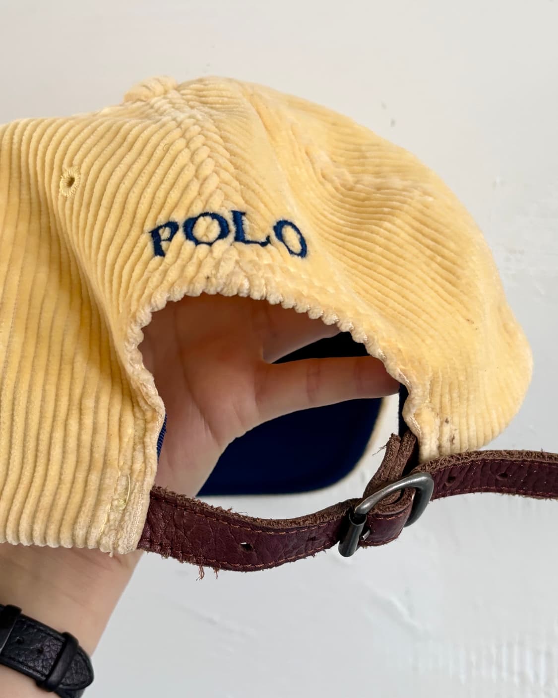 Polo 폴로랄프로렌 00‘s 옐로우 코듀로이 볼캡  ​ 상품이미지2