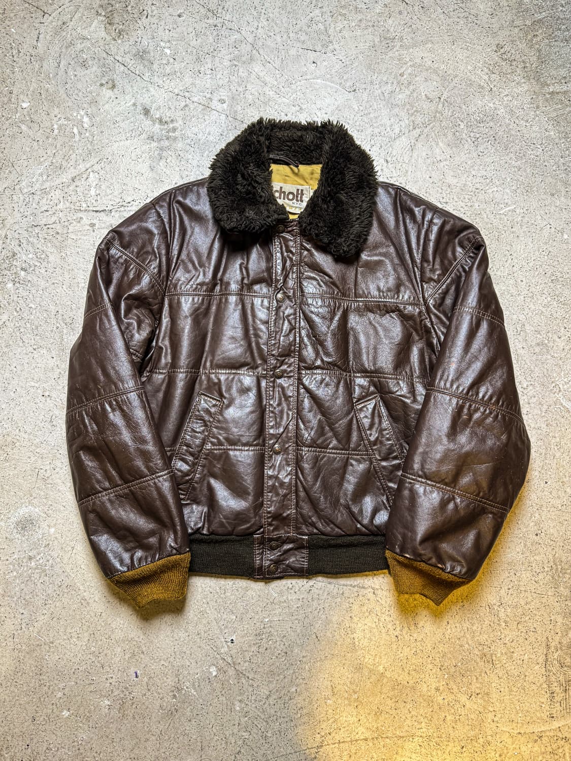 Schott NYC – Leather Jk 1984 ~ 87‘s 상품이미지1