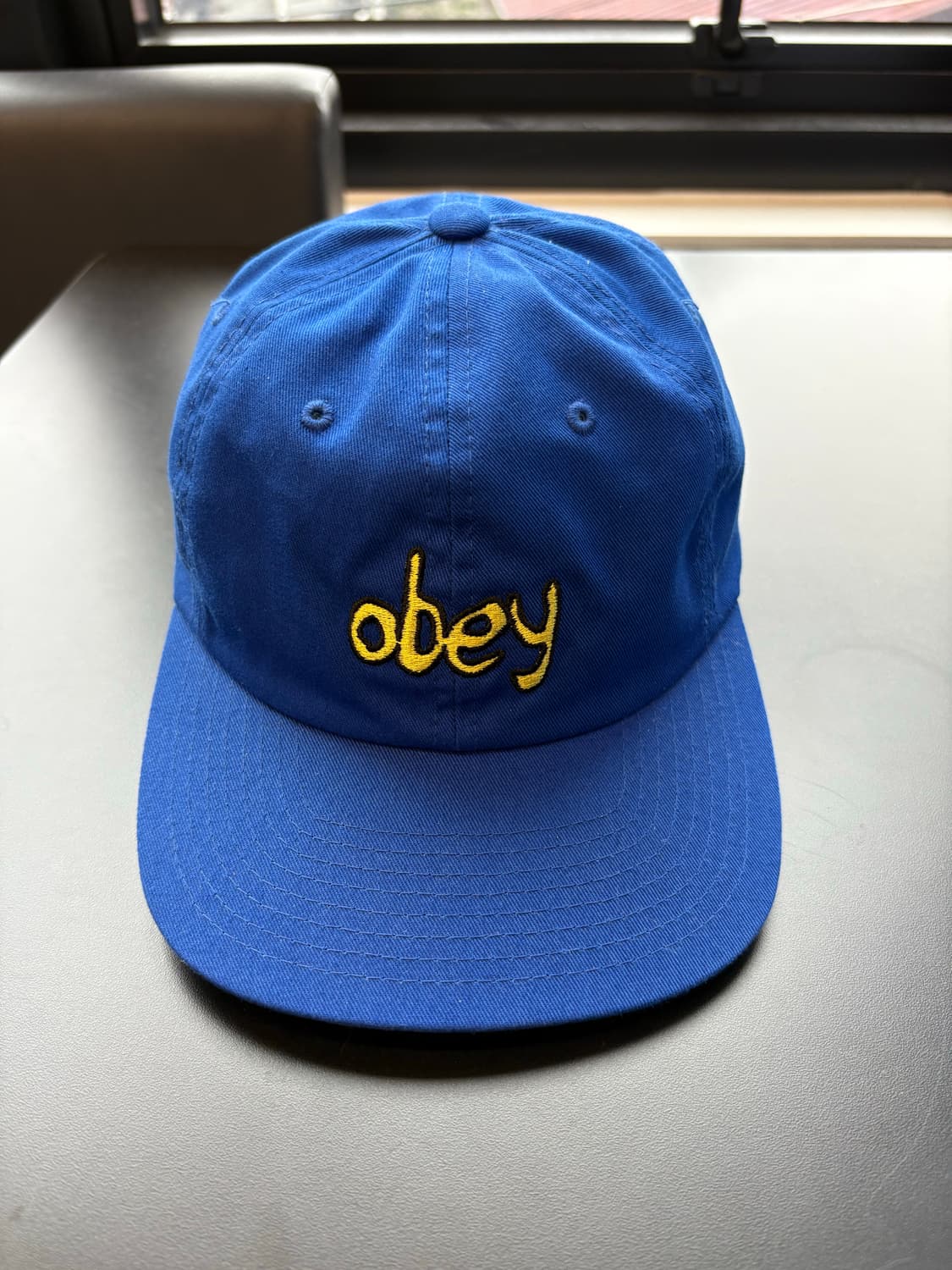 오베이 OBEY 블루 샘플 캡 상품이미지2