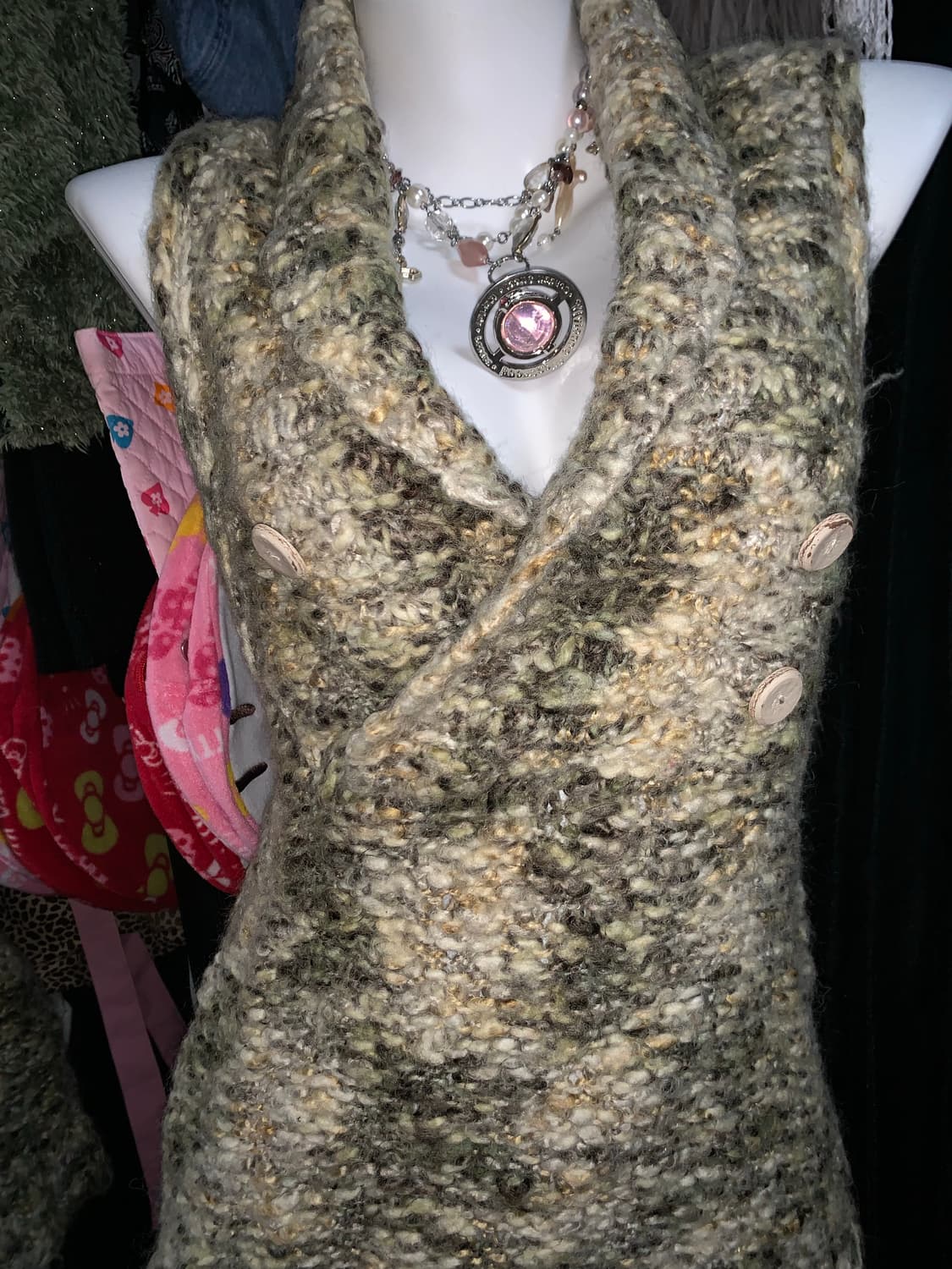 y2k 그런지 니트 탑 상품이미지2