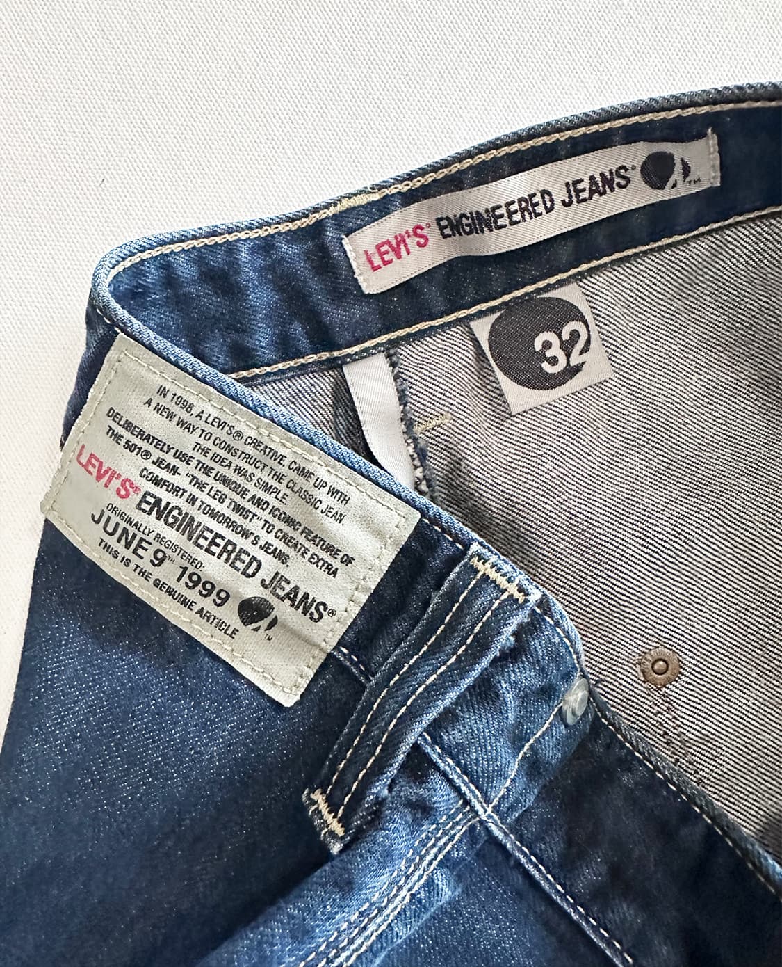LEVI'S engineered june9 1999 w32 상품이미지10