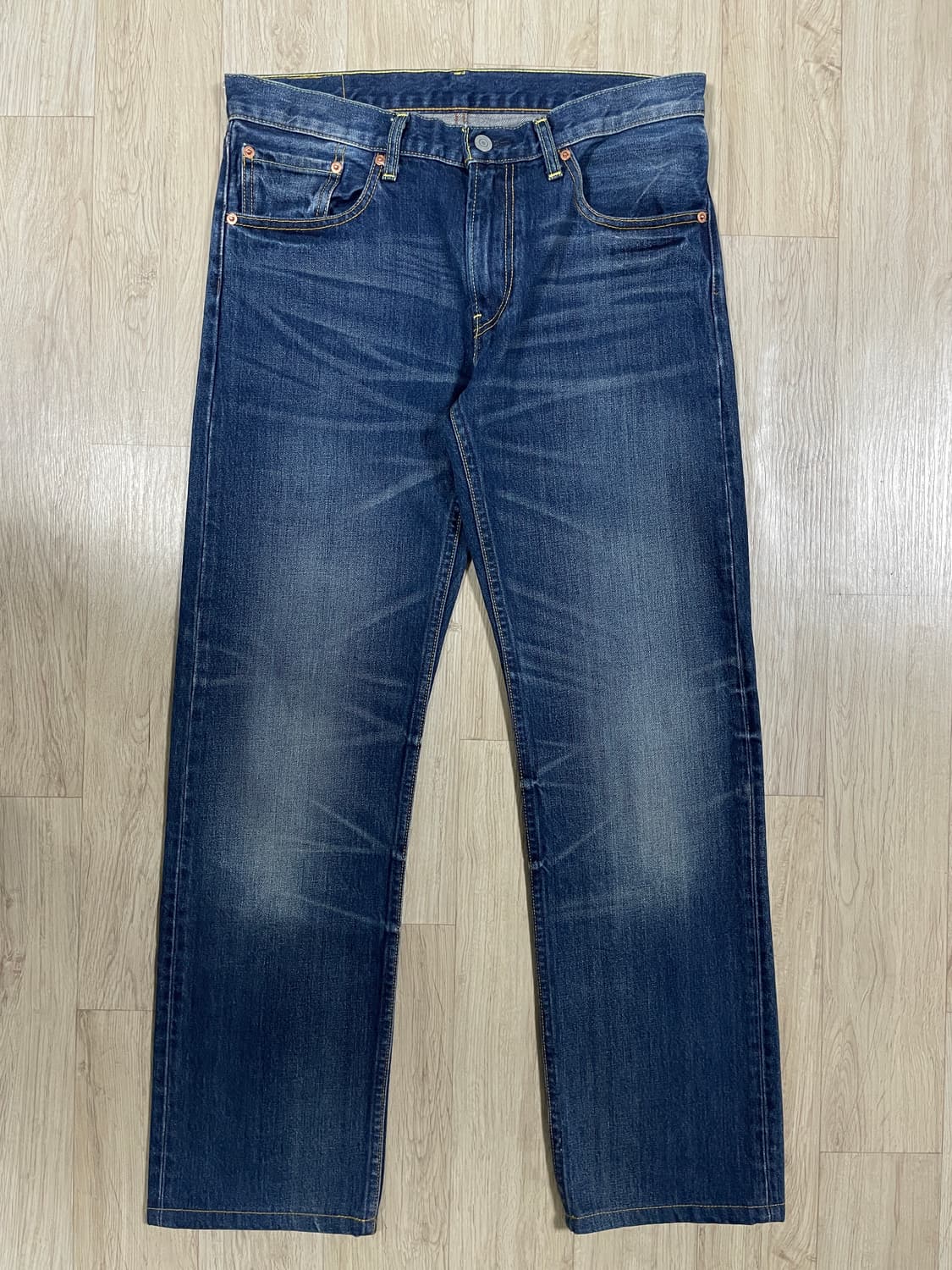 32) 00's 리바이스 매장판 502 일자핏 워싱 데님팬츠 상품이미지2