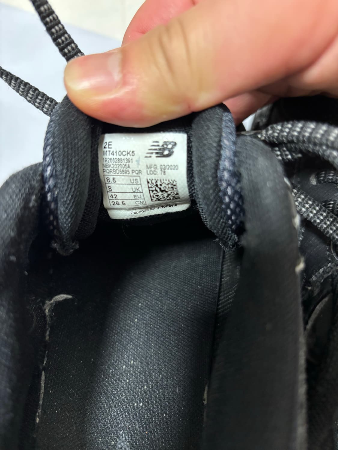 뉴발란스 mt410 블랙 260 상품이미지7