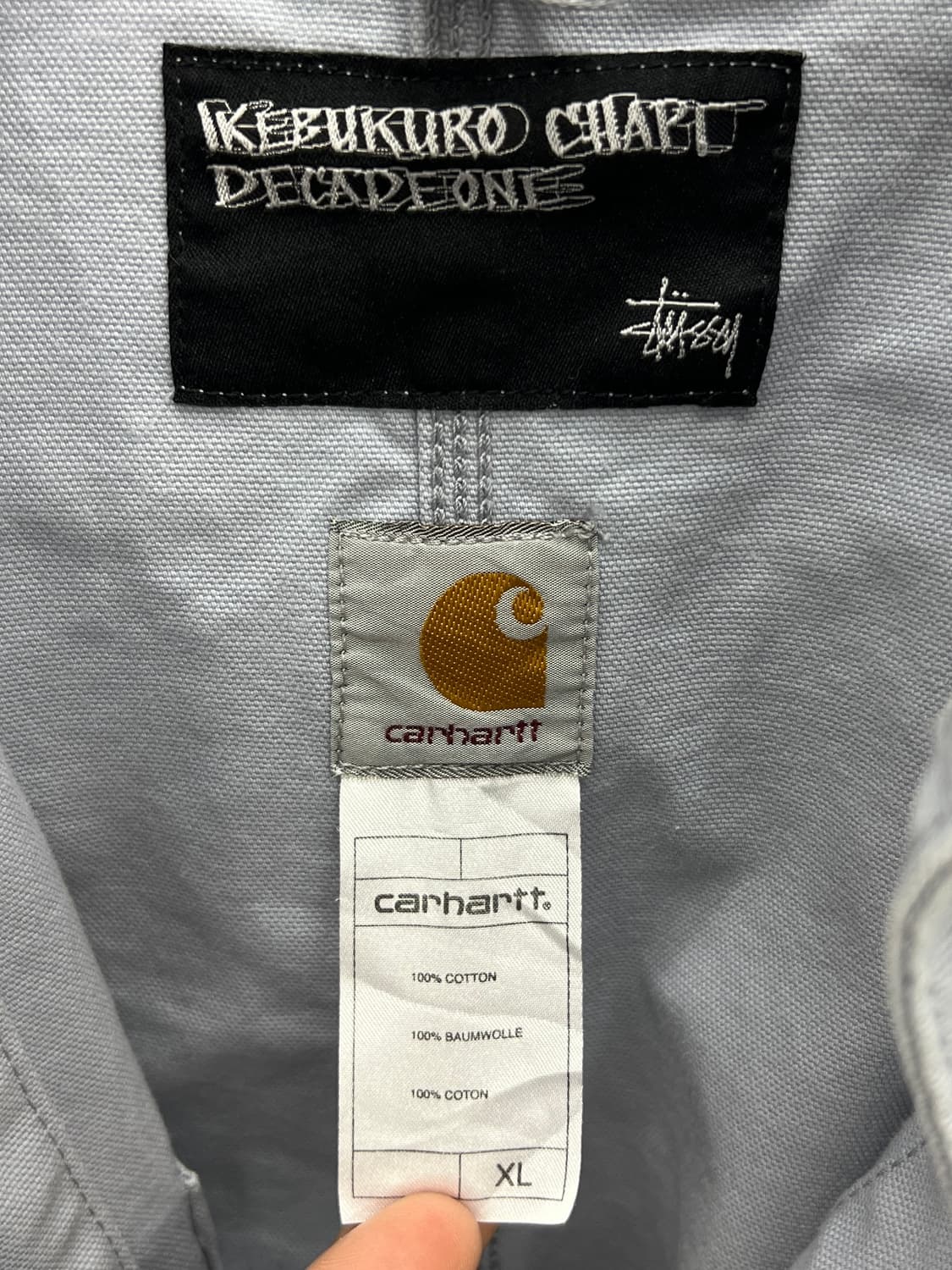 칼하트 X 스투시 도쿄 이케부쿠로 챕터 초어코트 상품이미지8