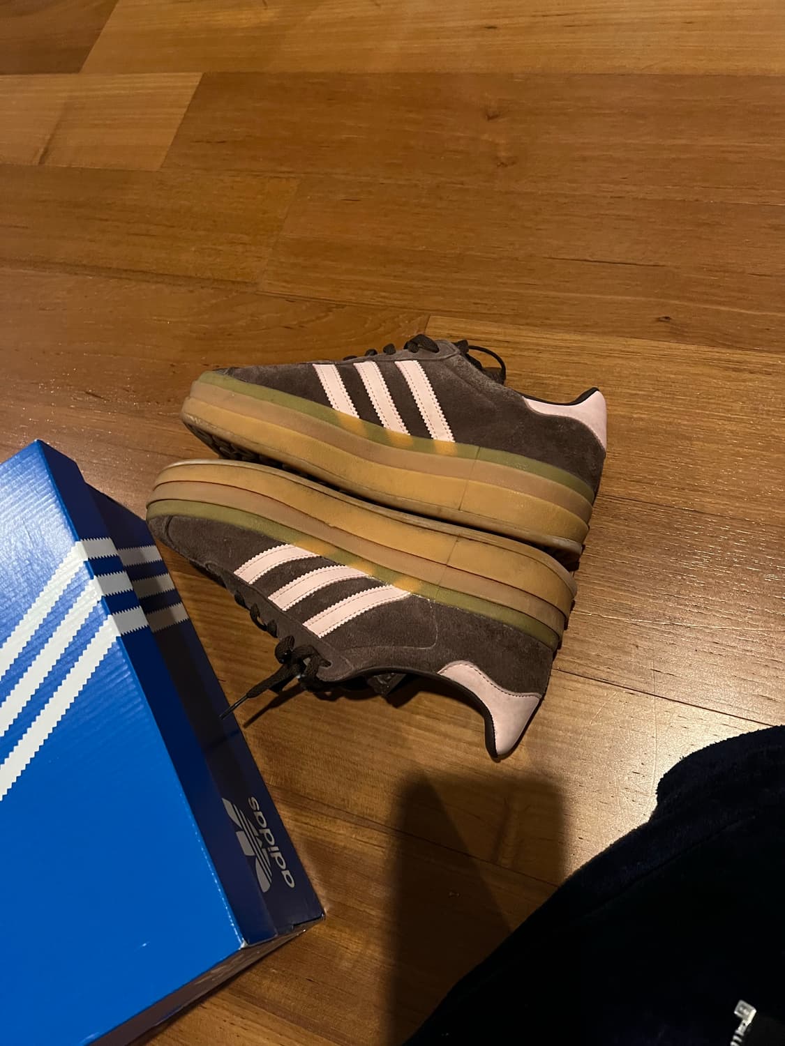 아디다스 가젤 볼드 브라운 245 플랫폼 키높이 상품이미지3