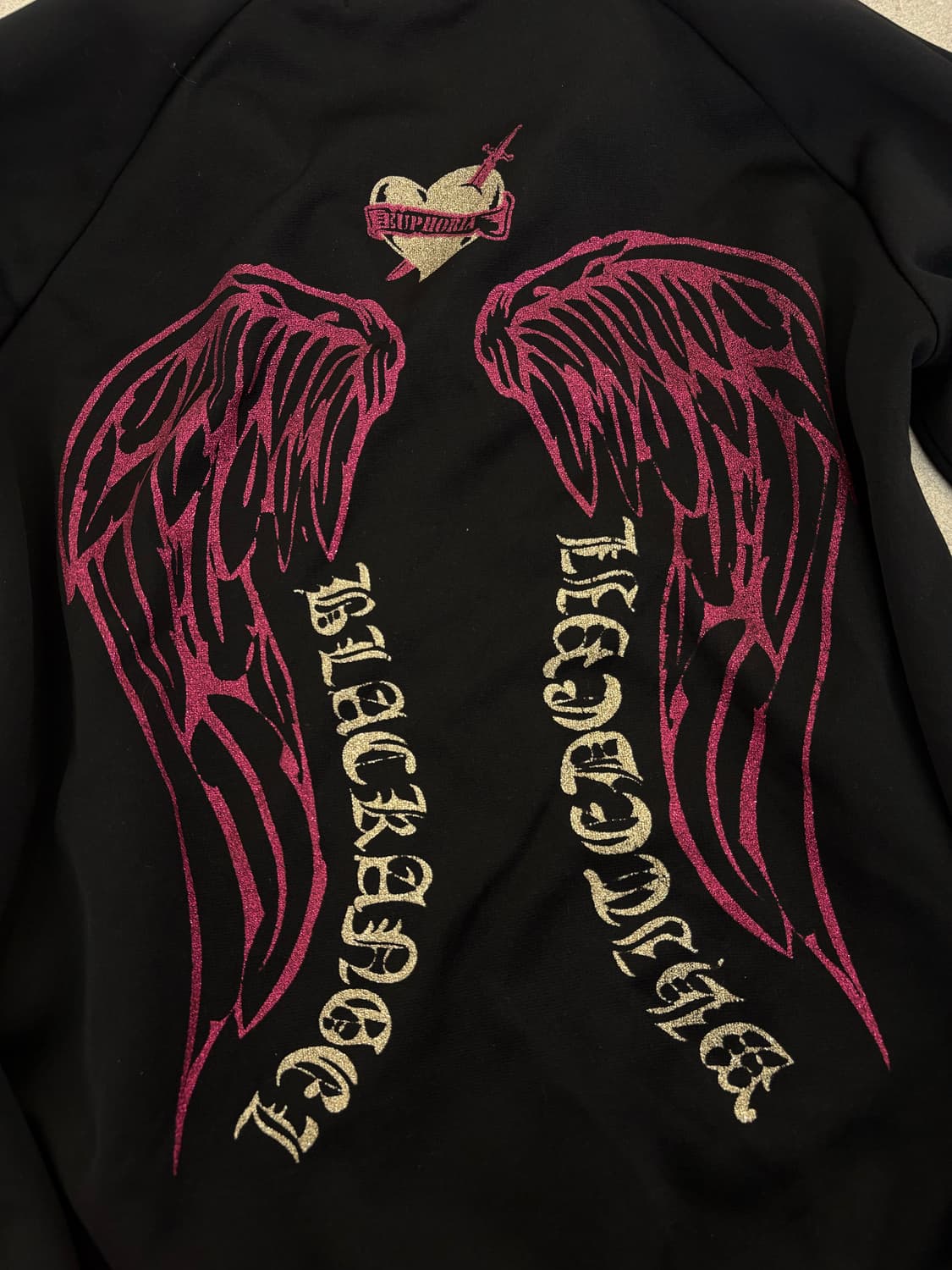 블랙 글리터 윙 져지 상품이미지8