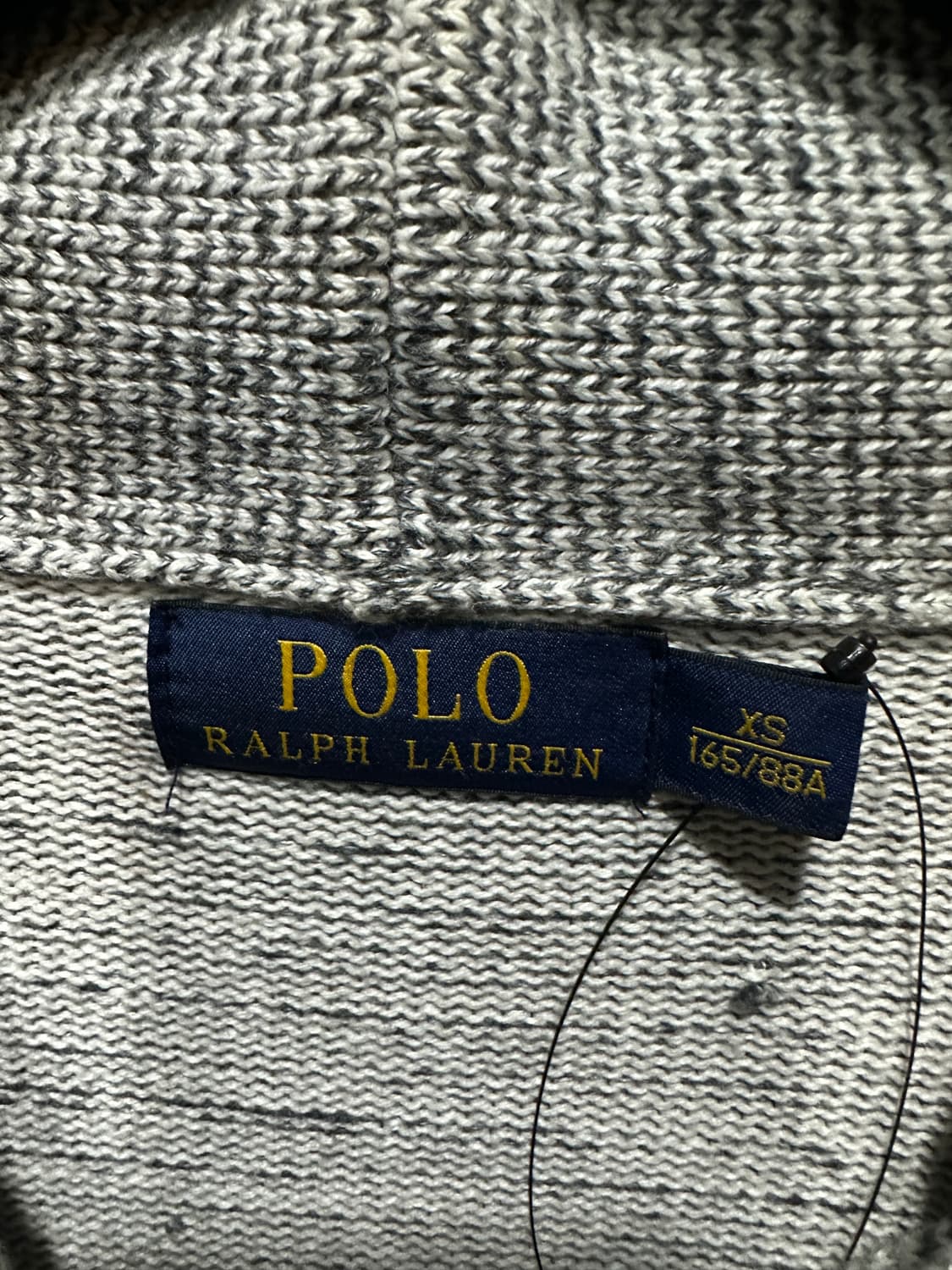 폴로 숄카라 가디건 xs 상품이미지3