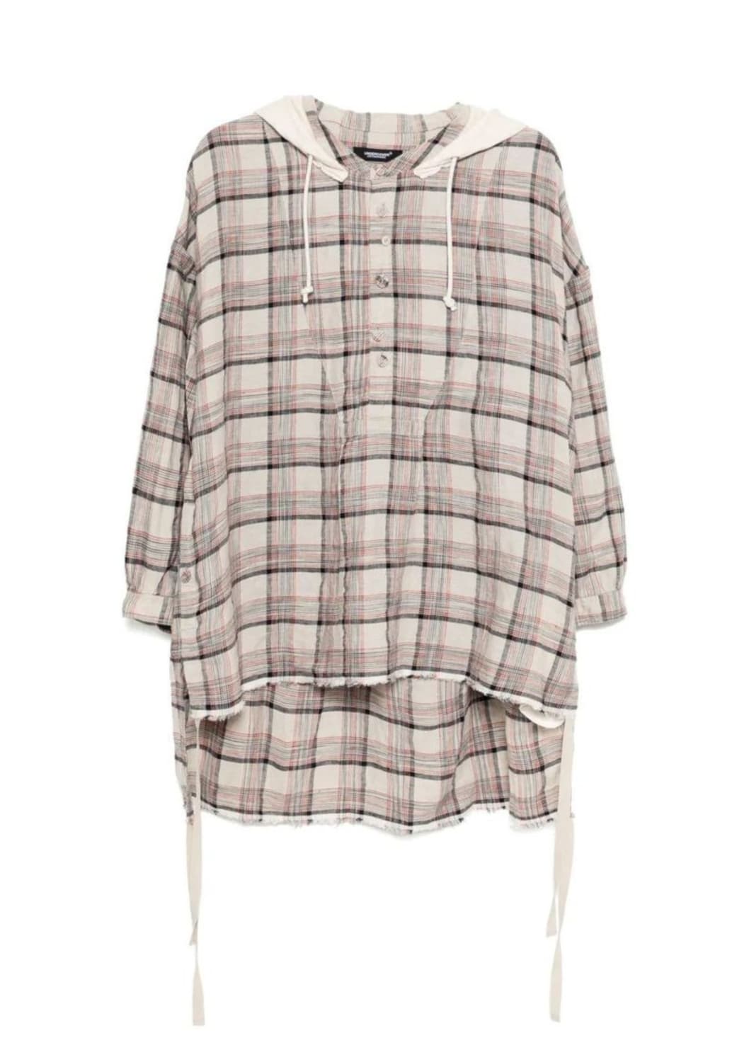 Undercover hooded check shirt 상품이미지1