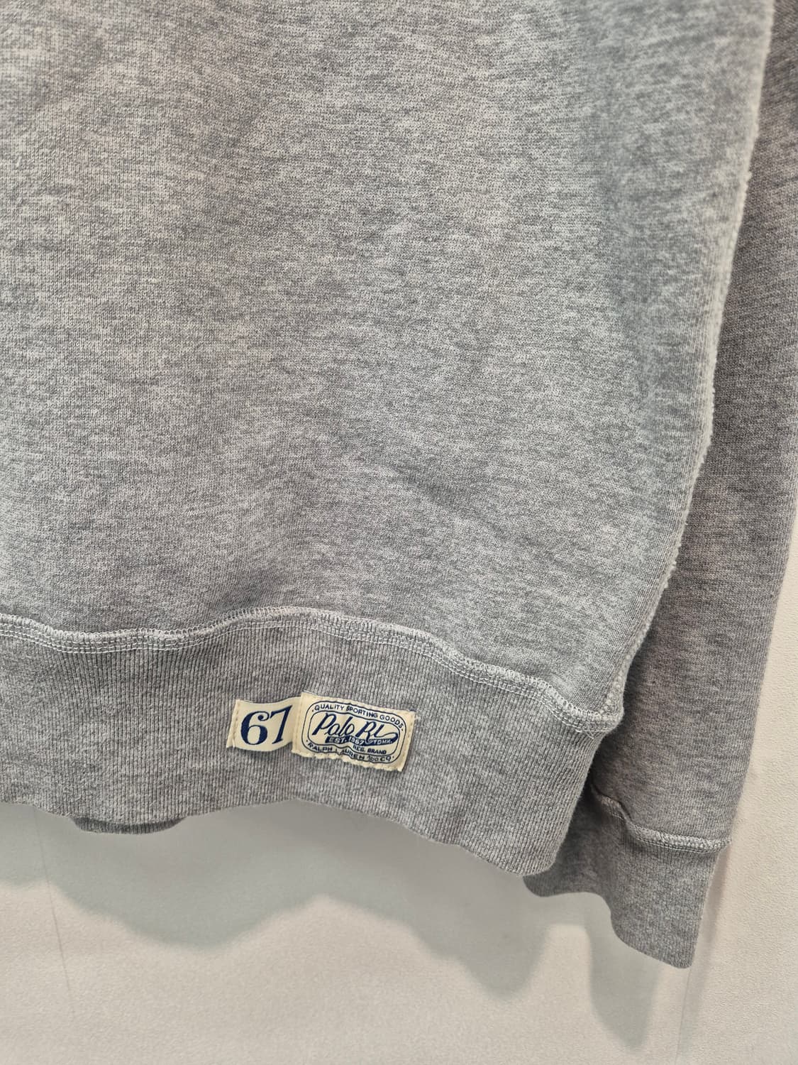 폴로 랄프로렌 맨투맨  회색   L
 상품이미지3