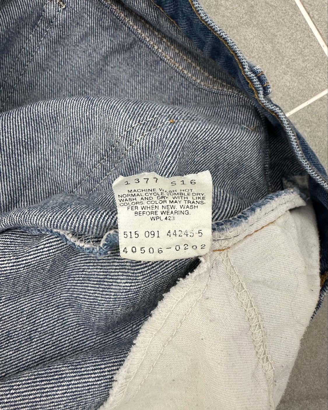 (허단49)90'S 리바이스 USA 506 오렌지탭-M2511 상품이미지5