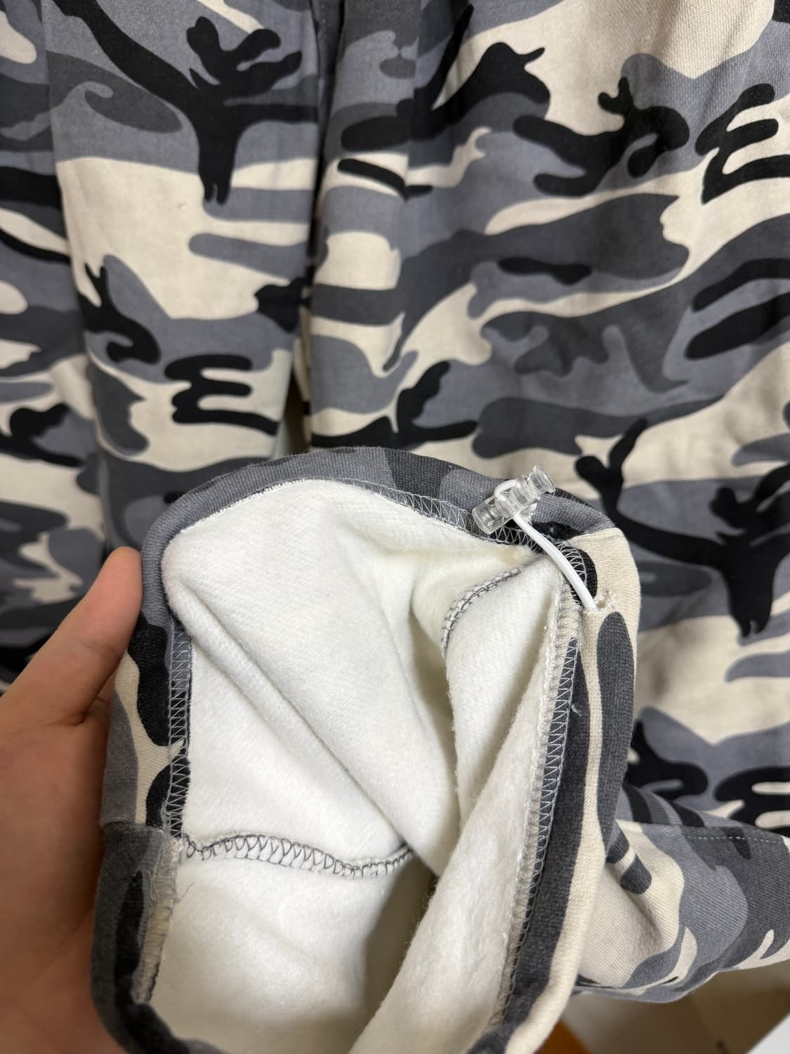 카모 와이드 팬츠 (밴딩) 상품이미지3