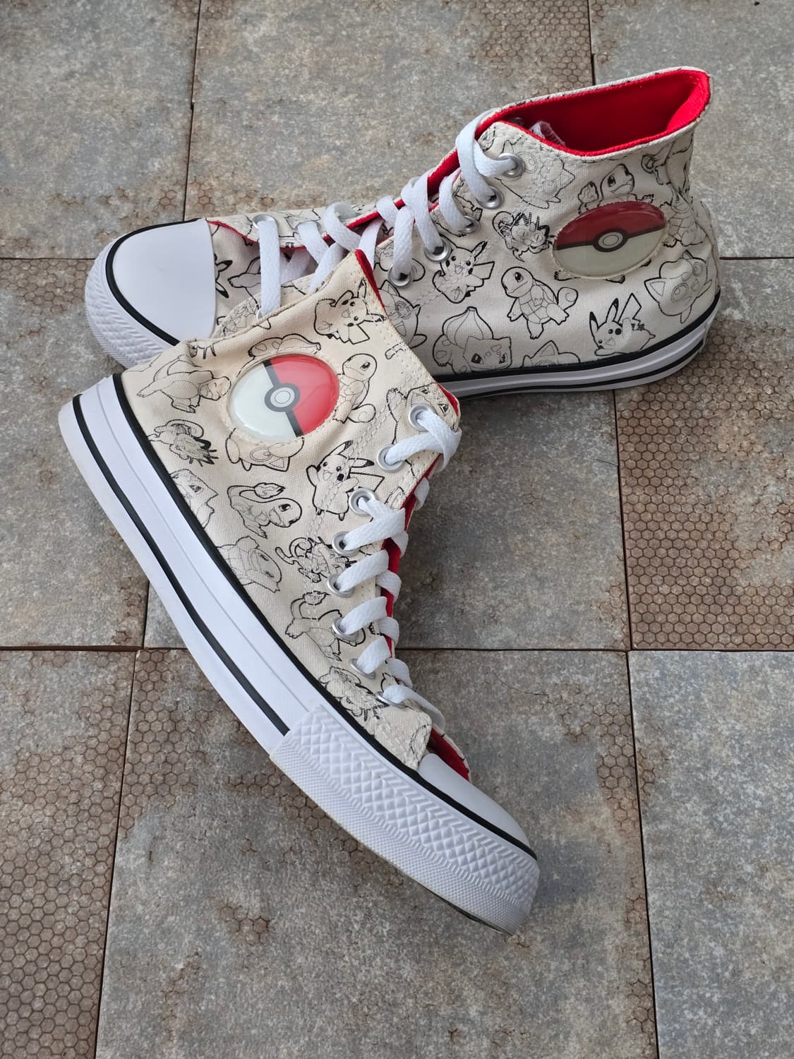 (255)컨버스 포켓몬 몬스터볼 척테일러 올스타 하이 상품이미지6