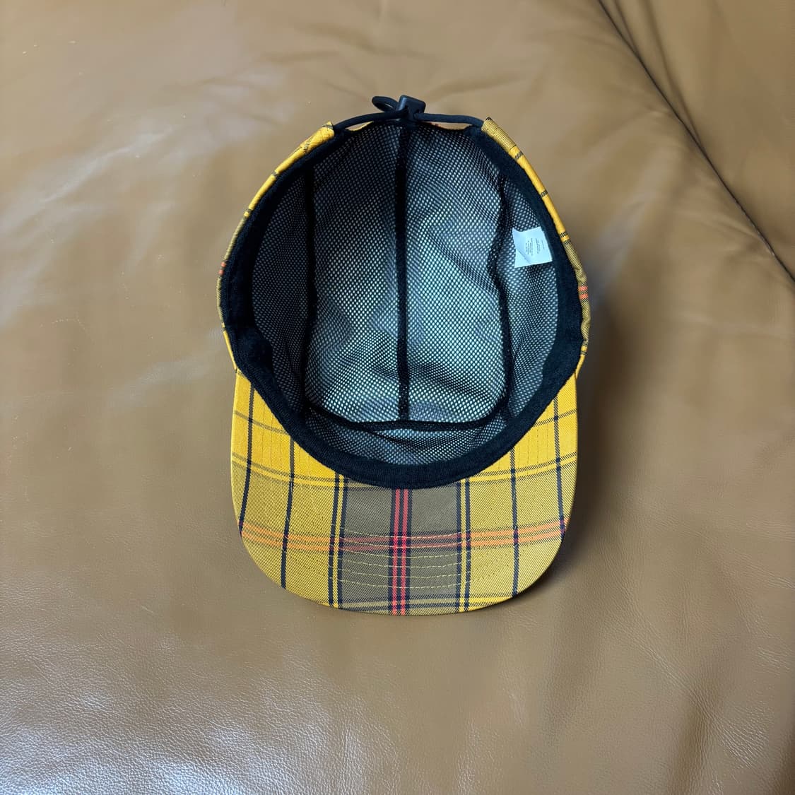 Supreme 슈프림 고어텍스 체크 옐로우 캠프캡 모자 (Goretex) 상품이미지6
