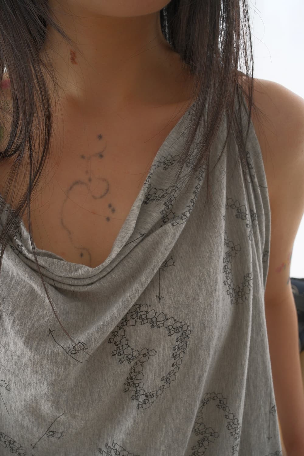 Draped sleeveless  상품이미지3