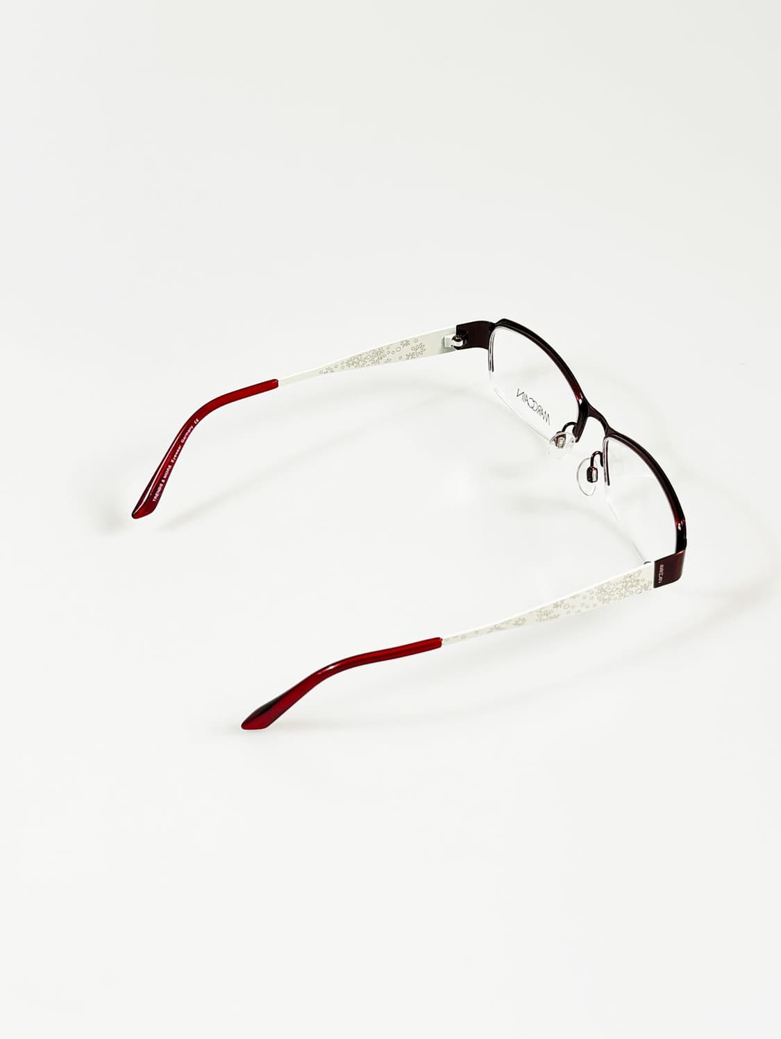 독일제 MARC CAIN 반무테 스퀘어 빈티지 안경 상품이미지5