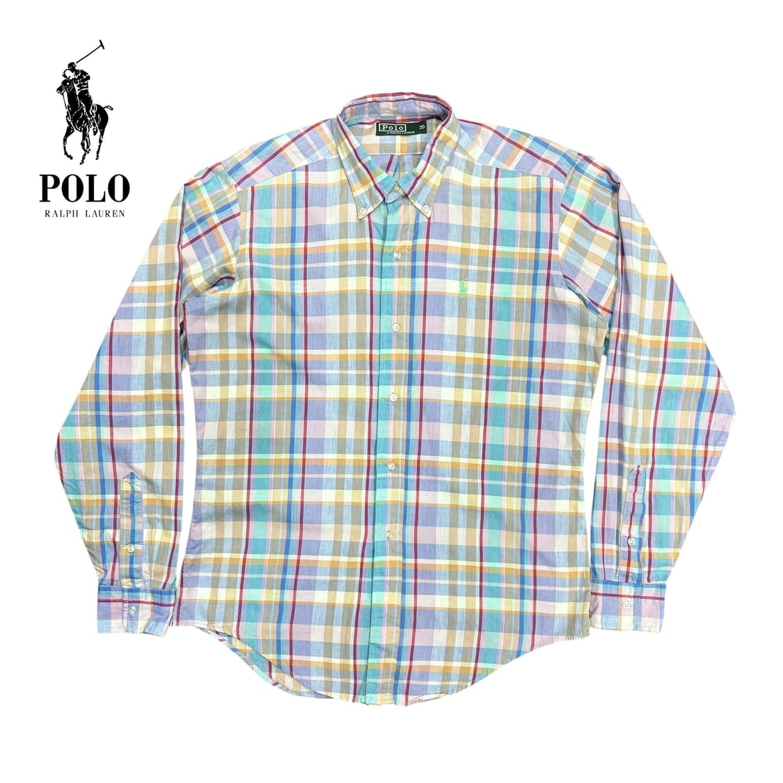 (M) 폴로 랄프로렌 레이디 멀티컬러 체크 셔츠 상품이미지1