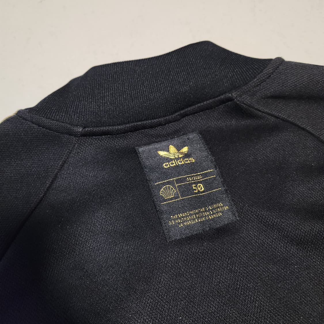 아디다스 금장 블랙/골드 트랙 수트 세트 상품이미지6