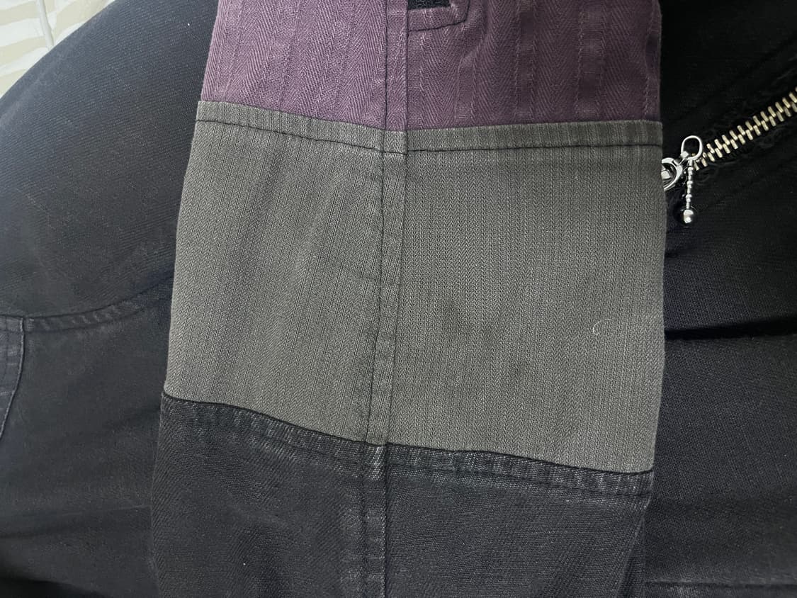 Button color block jacket 상품이미지4