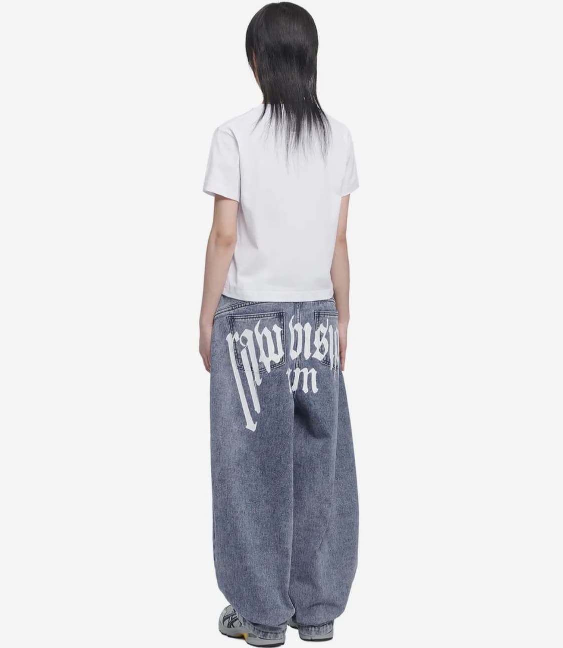 노매뉴얼 RAW VISION DENIM PANTS - WHITE BLUE 상품이미지3
