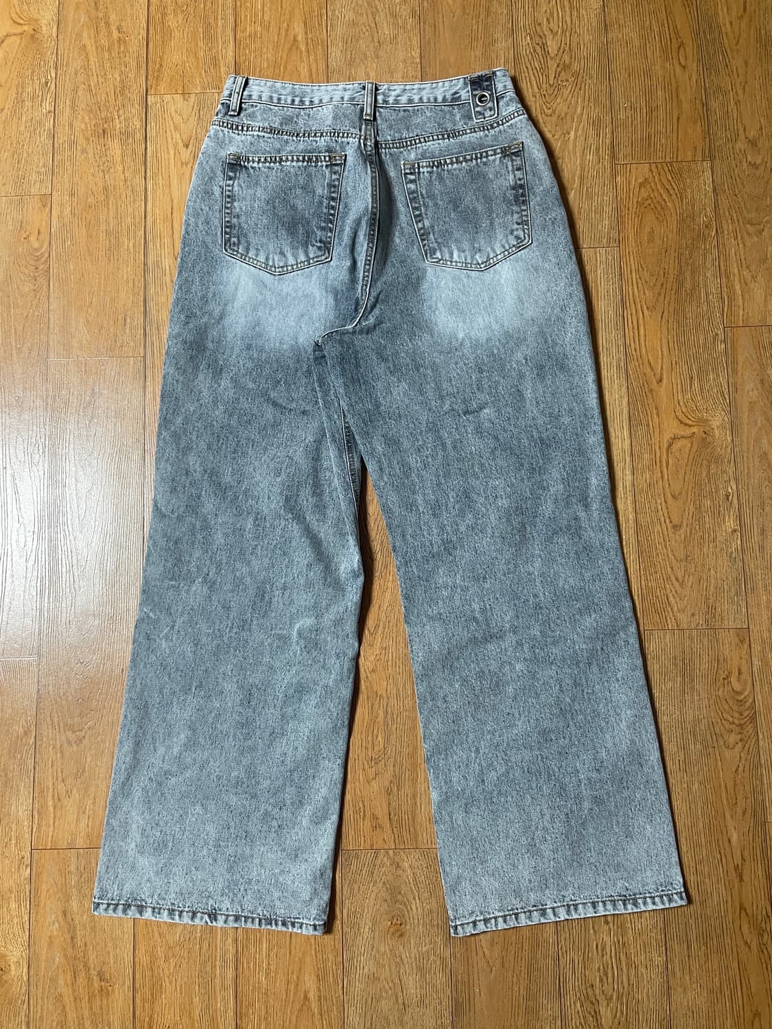 주앙옴므 리파인드 와이드 데님 팬츠 빈티지 더스트블루 M 상품이미지6