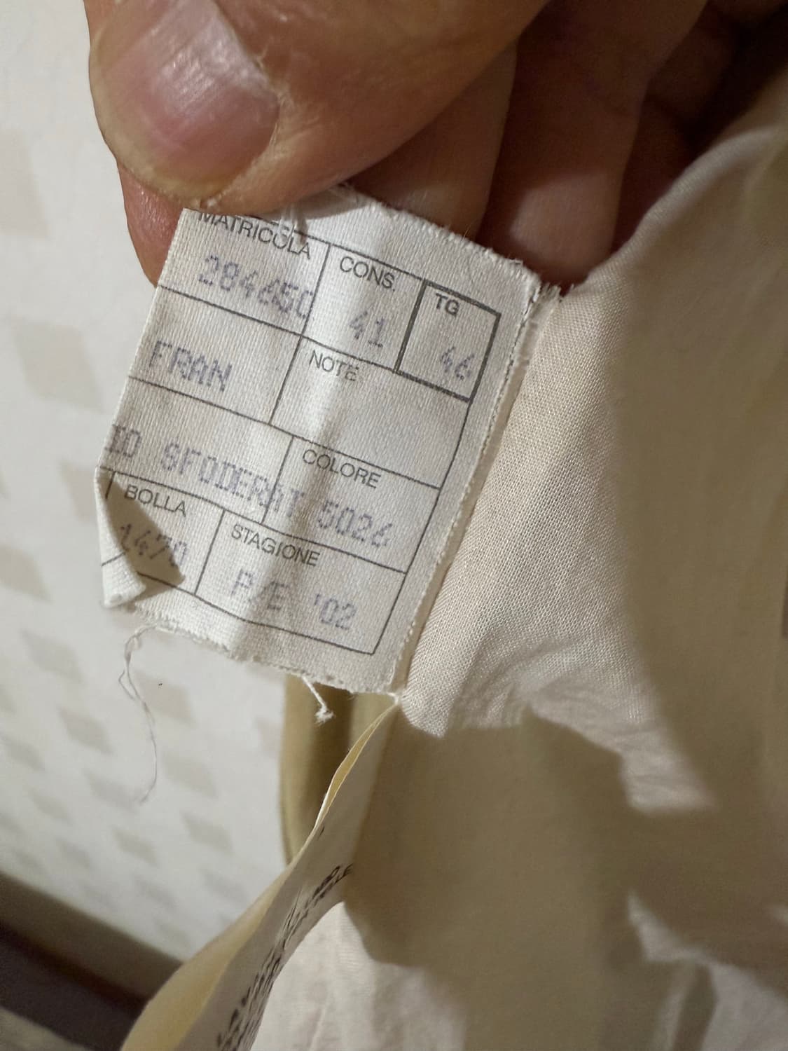 SANTACROCE 3 버튼  프린즈레더 자켓 상품이미지9