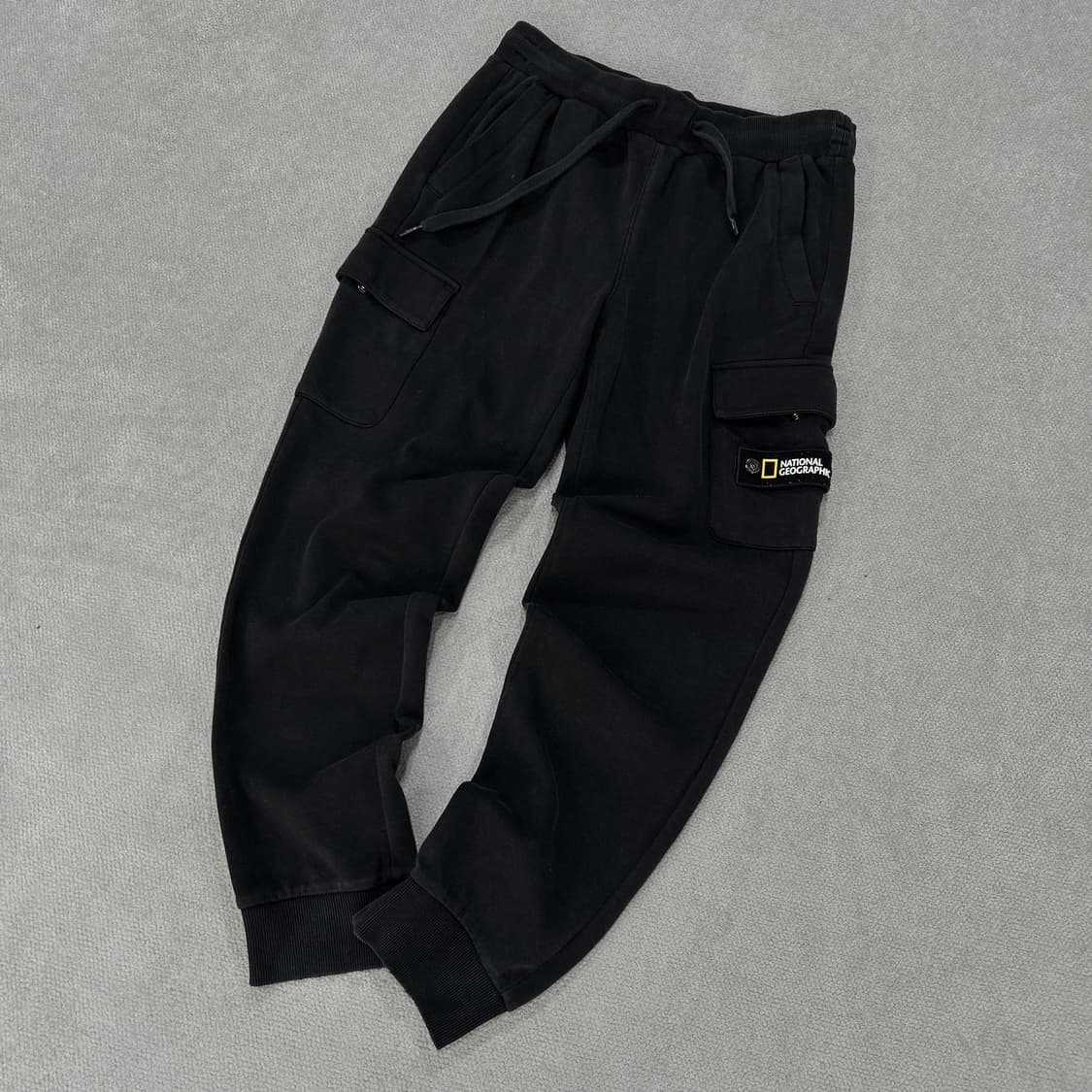 내셔널지오그래픽 블랙 카고 조거팬츠 m 상품이미지1