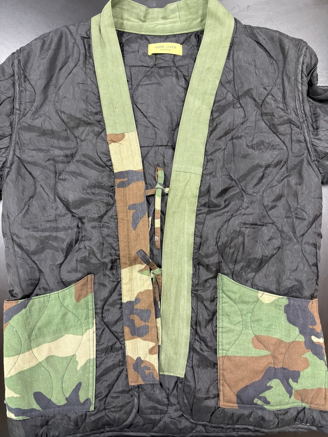 GAME OVER 방콕 브랜드 빈티지 커스텀 퀄팅자켓 깔깔이 상품이미지3
