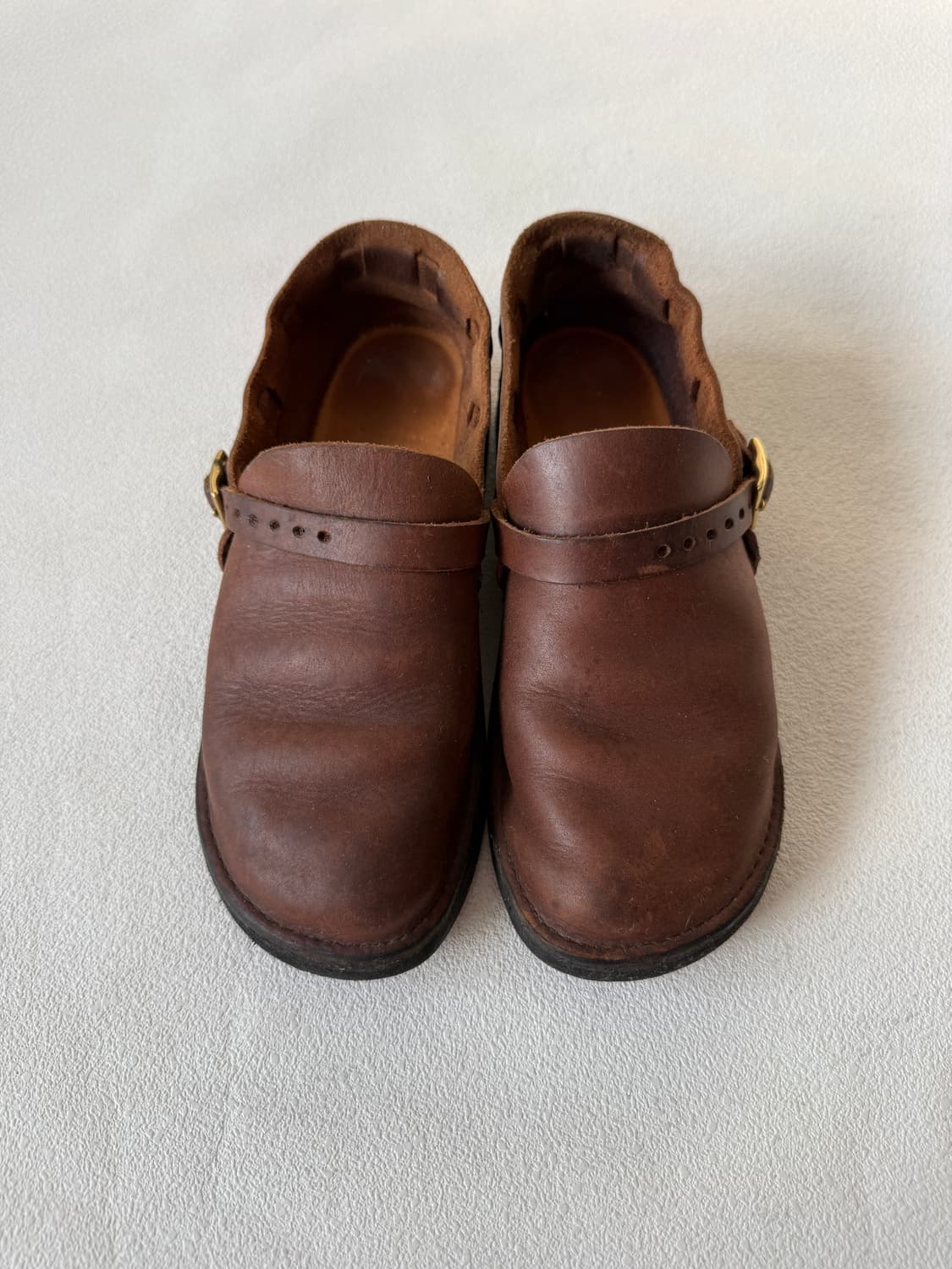 [5C, 220]오로라 슈즈(AURORA SHOES) 레더 미들 잉글리시 상품이미지6