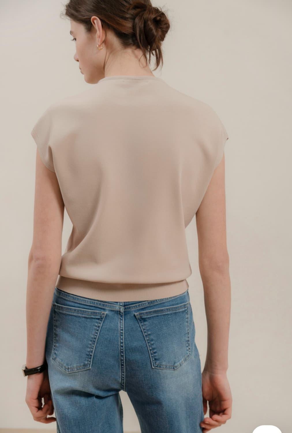 SS 고저스 하프 니트/ pink 상품이미지5