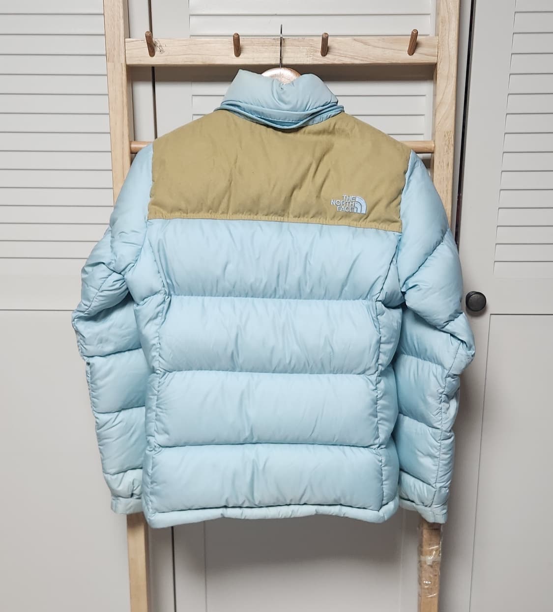 노스페이스 700 눕시 스카이블루민트 패딩 후드 자켓 상품이미지5